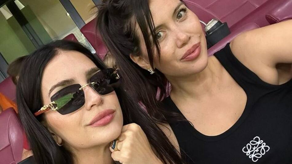Zaira y Wanda Nara. Foto: Instagram.