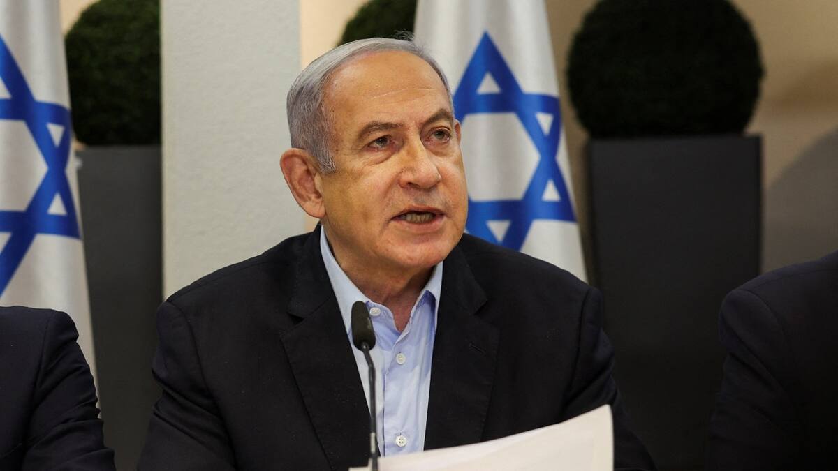 Benjamin Netanyahu, primer ministro de Israel. Foto: Reuters