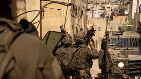 Soldados israelíes en la Franja de Gaza; guerra Israel-Hamás: Foto: X @idfonline