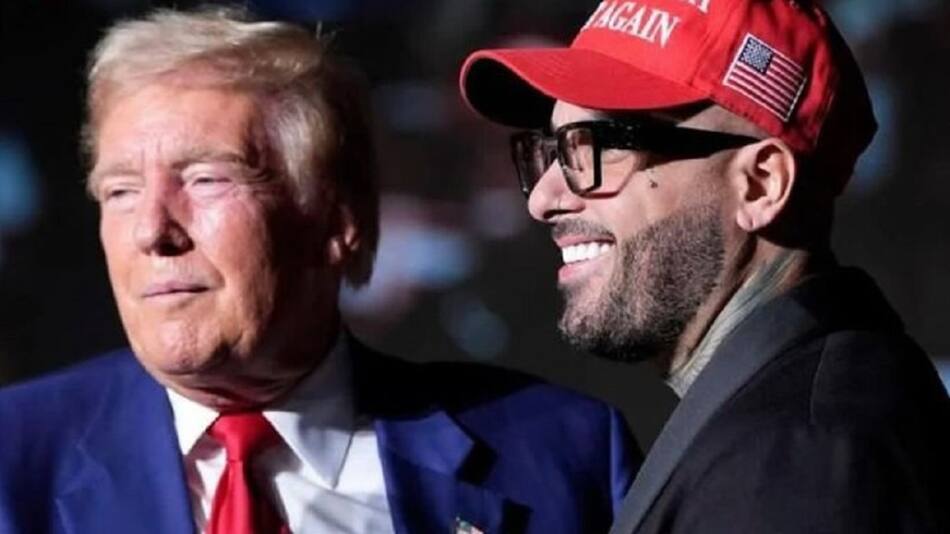 Donald Trump y Nicky Jam. Foto: Instagram @nickyjam