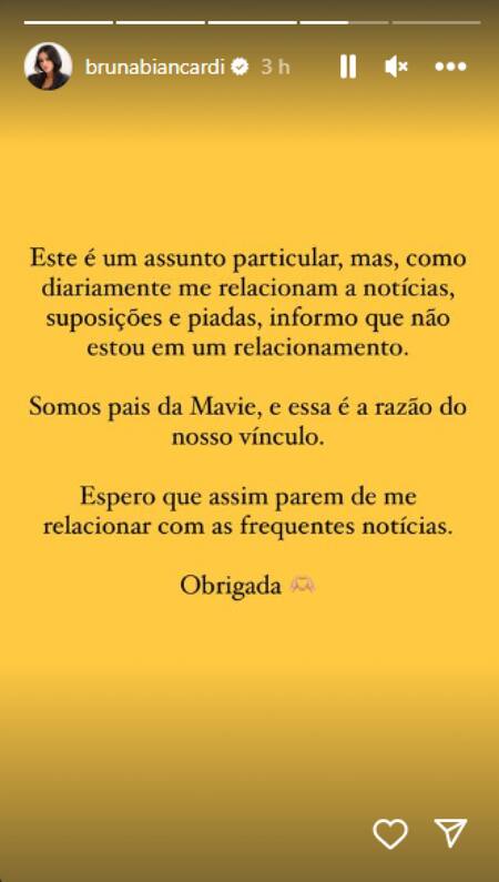 Posteo de la mamá de la hija de Neymar. Foto: Instagram