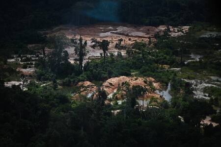 Deforestación en el Amazonía. Foto: EFE