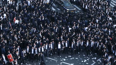 Judíos ortodoxos se manifestaron en Jerusalén contra la imposición de alistarse en el ejército