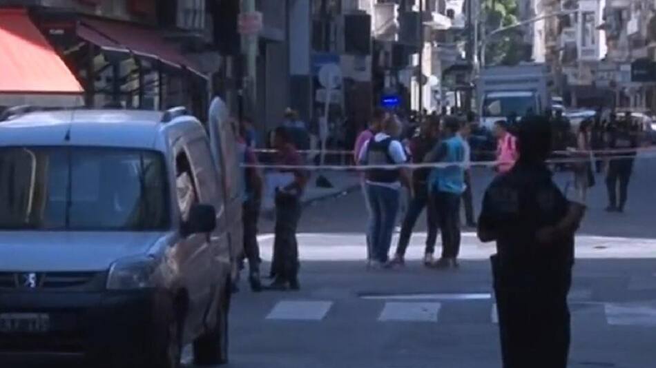 Violento tiroteo en microcentro