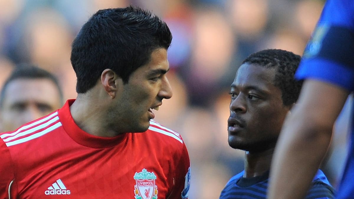 Patrice Evra invitó a pelear a Luis Suárez en su debut en la MMA. Foto: archivo NA