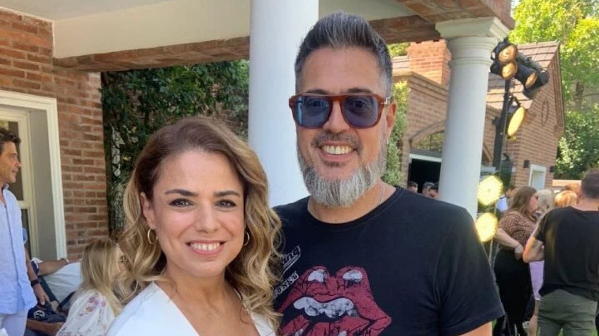 Marina Calabró y Rolando Barbano. Foto: X