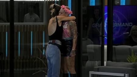 Furia y su hermana en el Congelados de Gran Hermano. Foto: captura Telefe.