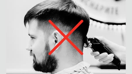 Corte de pelo hombre.
