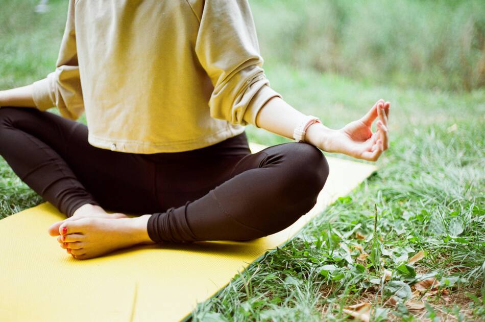 Salud mental, meditación, respiración. Foto: Unsplash