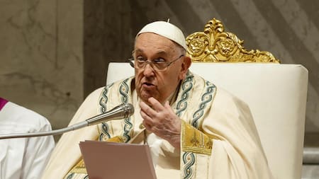 El papa Francisco presidió la Vigilia. Foto: EFE