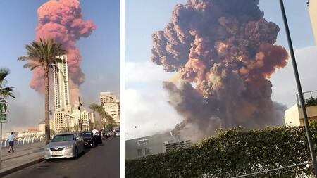 Explosión gigantesca en El Líbano, Beirut, REUTERS