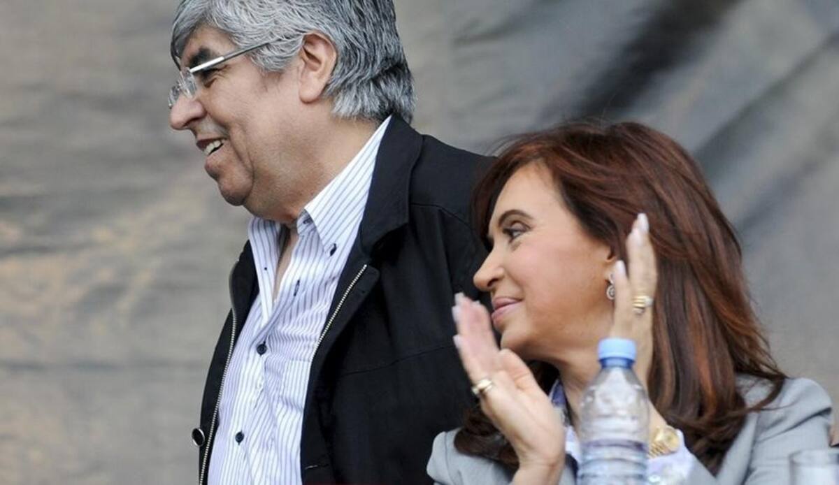 Hugo Moyano y Cristina Kirchner
