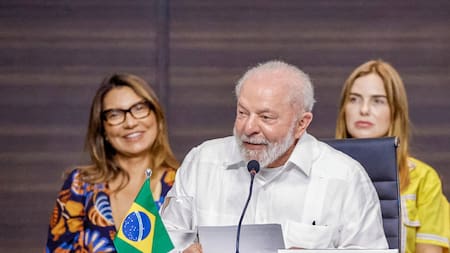 Lula da Silva en la cumbre de la Amazonia. Foto: Reuters.