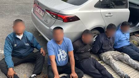 Detención de los falsos mecánicos que estafaron a Horacio Pagani.