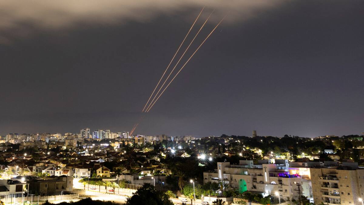 Ataque de Irán a Israel. Foto: Reuters
