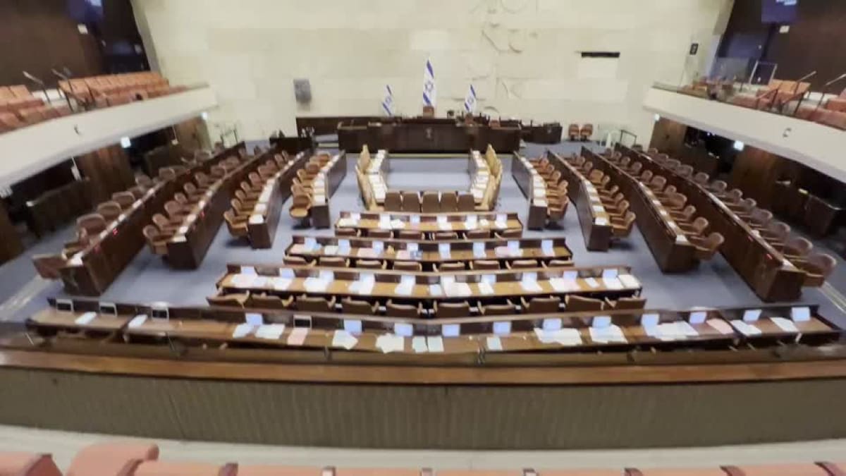 Kneset, parlamento israelí. Foto: Reuters.