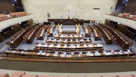 Kneset, parlamento israelí. Foto: Reuters.