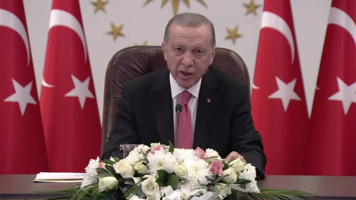 Recep Tayyip Erdogan, presidente de Turquía. Foto: Reuters.