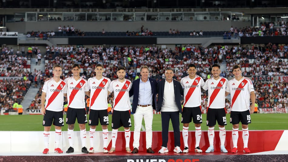 Los refuerzos de River Plate para 2025. Foto: NA (Mariano Sánchez)
