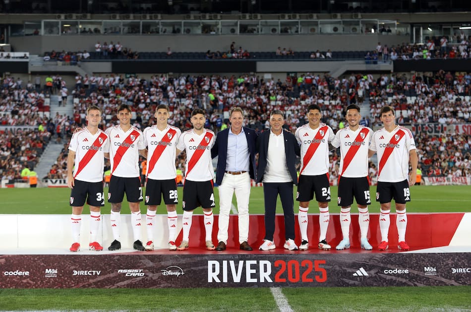 Los refuerzos de River Plate para 2025. Foto: NA (Mariano Sánchez)