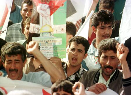 Movilización en Gaza pro Palestina. Foto: Reuters.