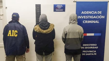 Presuntos responsables del ataque a Tiziano Gravier. Foto: NA.