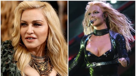 Madonna y Britney Spears. Fotos: NA.