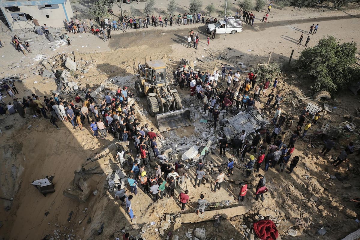 Franja de Gaza. Foto: EFE