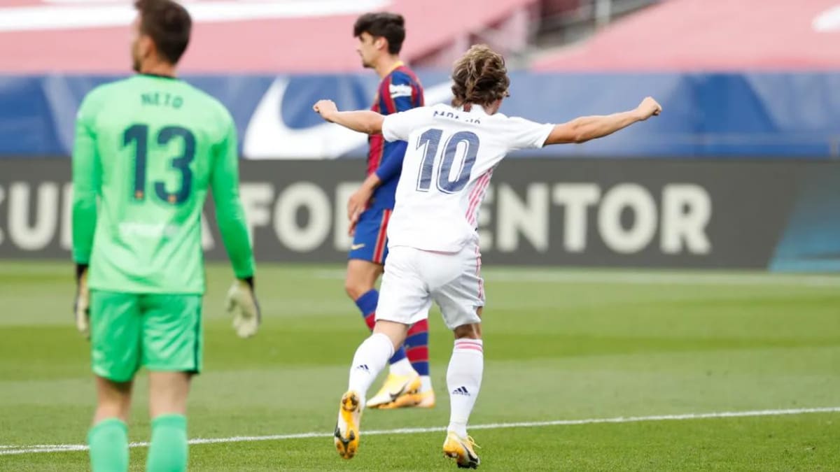 Barcelona vs Real Madrid, Lucas Modric, fútbol español, NA