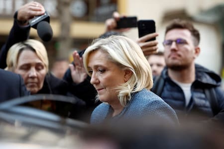 Marine Le Pen, líder ultraderechista de Francia. Foto: Reuters (Abdul Saboor)