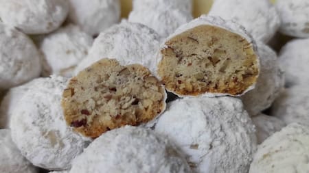 Besos de nuez, receta. Foto: captura YouTube