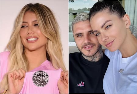 Wanda Nara, Mauro Icardi y la China Suárez. Fotos: Instagram @wanda_nara/@sangrejaponesa