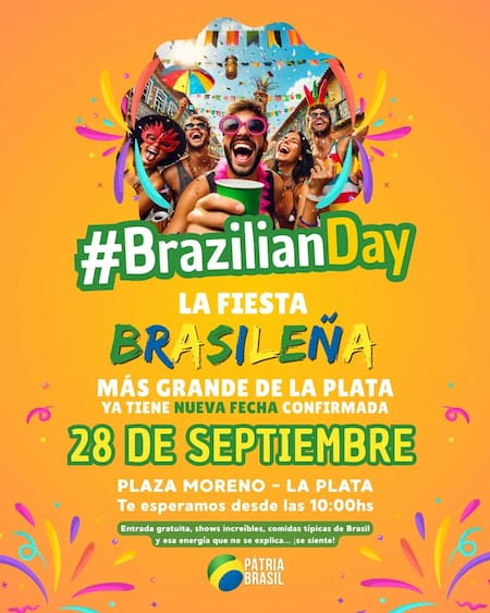 Llega el "Brazilian Day" a La Plata con entrada gratuita.