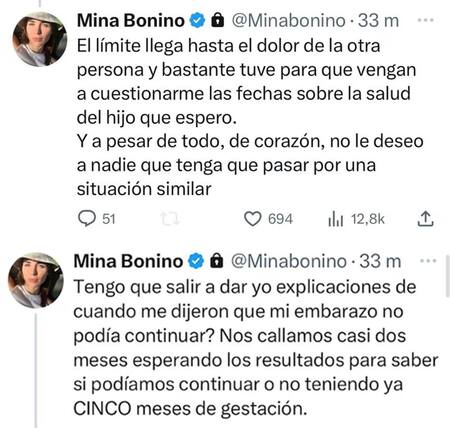 Mina Bonino, tras el altercado de Valverde y Baena: “Bastante tuve”