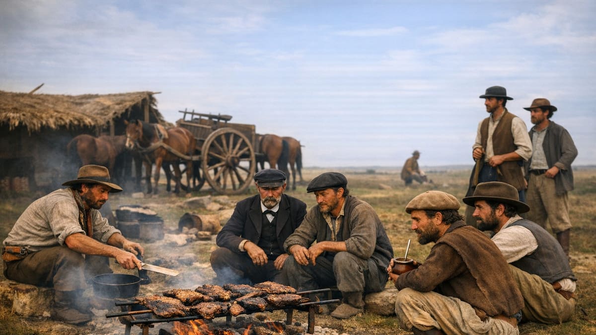 La primera foto de un asado: por qué se la debemos a los escoceses
