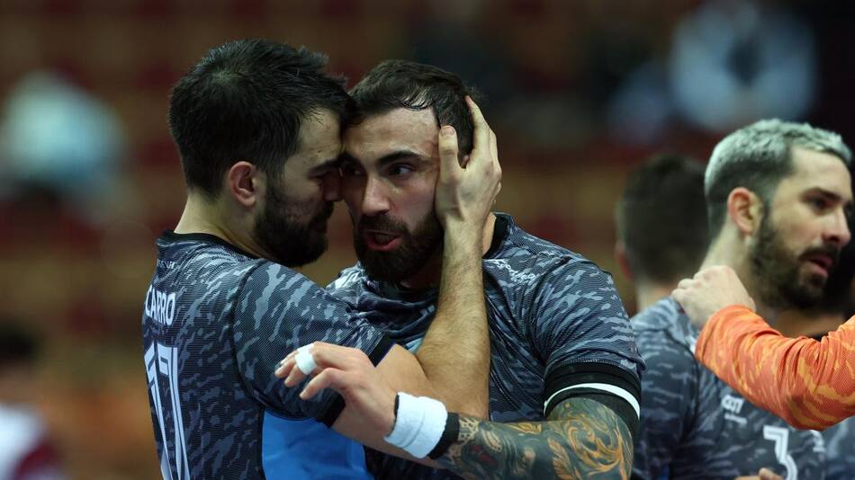 Argentina-Qatar; Mundial de Handball 2023. Foto: Reuters.