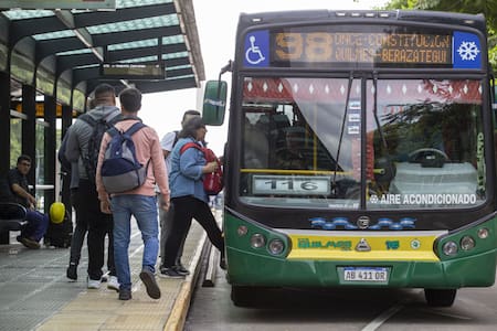 Transporte público. Foto: NA.