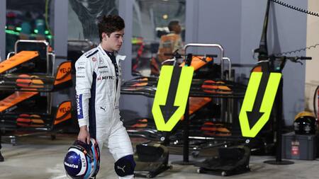 Franco Colapinto en el Gran Premio de Abu Dhabi. Foto: Reuters