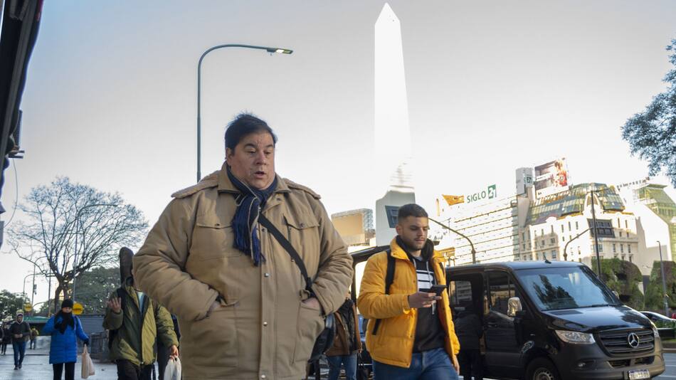 Frío en Buenos Aires, ola polar. Foto: NA/Daniel Vides