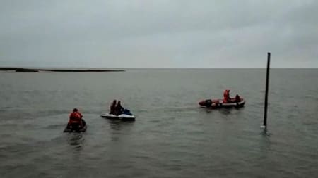 Búsqueda en San Clemente del Tuyú, joven desapareció practicando kitesurf, foto gentileza Télam