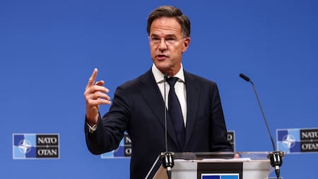 El secretario general de la OTAN, Mark Rutte. Foto: Reuters/Yves Herman.