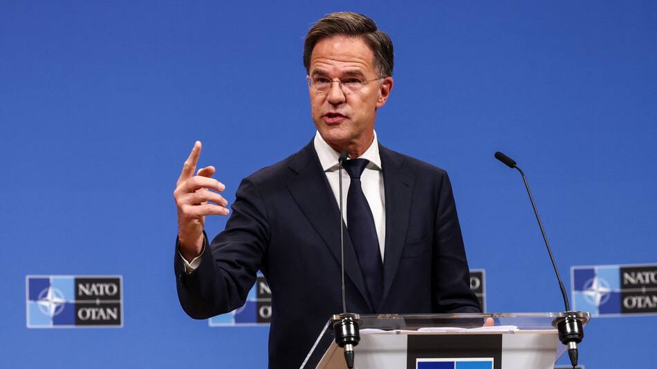 El secretario general de la OTAN, Mark Rutte. Foto: Reuters/Yves Herman.