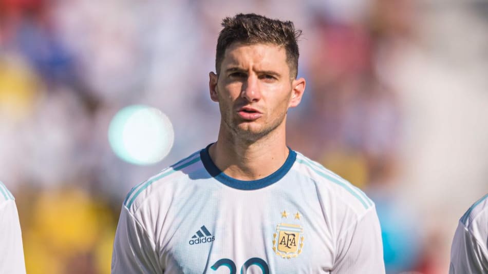 Lucas Alario en la Selección Argentina
