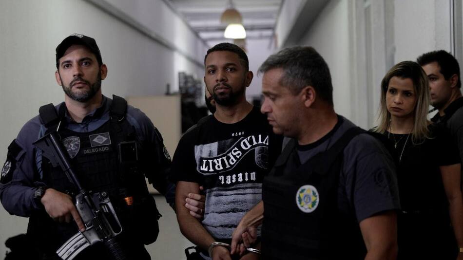 Detención de Rogerio 157, jefe narco de la Rocinha (Reuters)