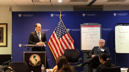 Brett McGurk, principal asesor para Medio Oriente de Joe Biden, habría estado presente en las reuniones. Foto: X @brett_mcgurk