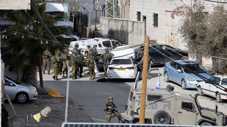 Tropas israelíes en Cisjordania. Foto: Reuters.