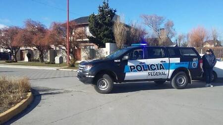 Allanamiento en casa de Cristina Kirchner en Río Gallegos (Foto: Tiempo Sur)