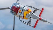 Helicópteros acróbatas de la Patrulla Aspa del Ejército Español