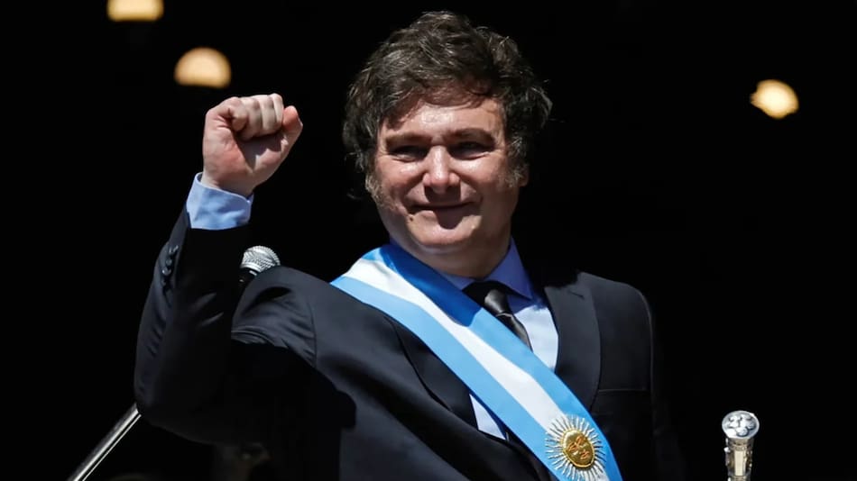 Javier Milei, presidente argentino. Foto: NA