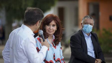 Cristina Kirchner en acto en Las Flores por el Día de la Memoria, AGENCIA NA